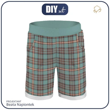 KURZE KINDERHOSE (RIO) - KARO RETRO - Sommersweat (122/128)