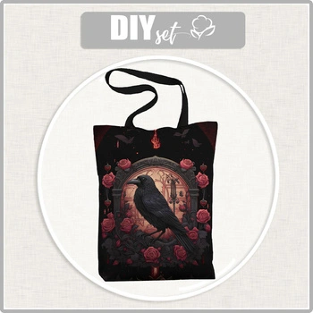 SHOPPER TASCHE - GOTHIC RAVEN - Nähset