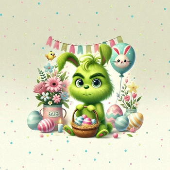 FUNNY EASTER WZ. 5 - Prankster - PANEL (60cm x 50cm)