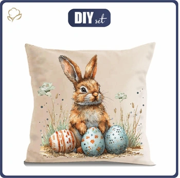 KISSEN 45x45 - HAPPY EASTER wz.4 - Vorderseite + Rückseite