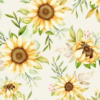 PASTELL-SONNENBLUMEN M. 1 (Sunflower)
