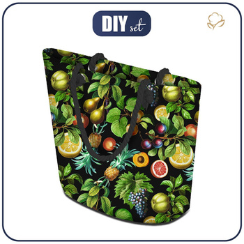 TOTE BAG - PARADISE FRUITS pat. 1 (PARADISE GARDEN) - sewing set