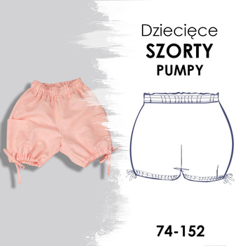 PAPER SEWING PATTERN - KID`S PUMPY SHORTS