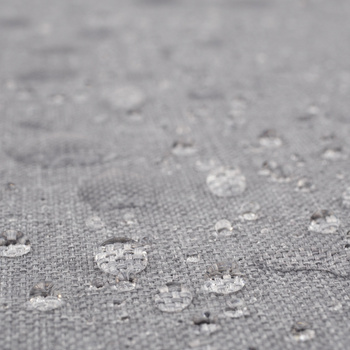 LIGHT GREY - Waterproof woven fabric linen imitation