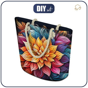 TOTE BAG - bouquet of flowers wz.6 - sewing set