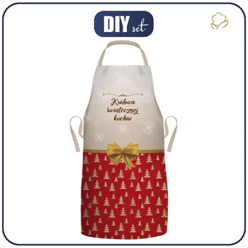 CHRISTMAS APRON - KRÓLOWA ŚWIĄTECZNEJ KUCHNI