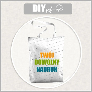 SHOPPER BAG - WITH CUSTOM PRINT - sewing set