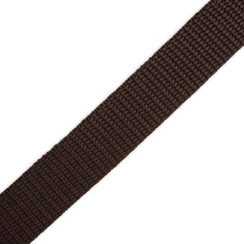 Webbing tape 20mm - dark brown