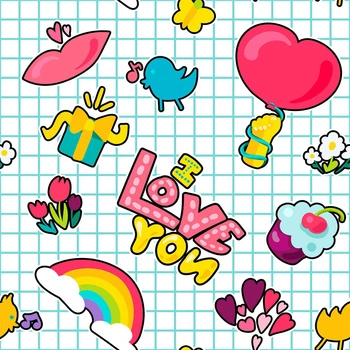 COLORFUL STICKERS PAT. 1