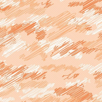 CAMOUFLAGE - scribble / orange