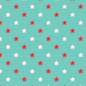 DIAGONAL RED STARS / mint
