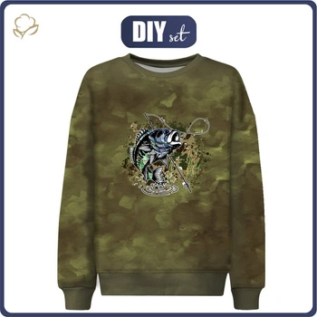 CHILDREN'S (NOE) SWEATSHIRT -  FISHING TIME - sewing set (146/152)