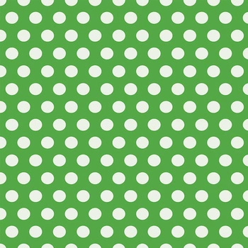 WHITE DOTS / green 