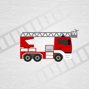 FIRE TRUCK / ladder - panel