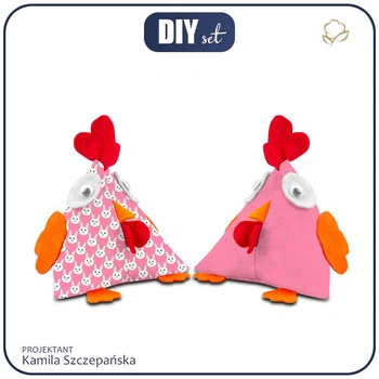 Hen - BUNNIES / pink