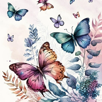 BEAUTIFUL BUTTERFLY PAT. 4 - panel (75cm x 80cm) lycra 300g