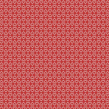 HEARTS (CONTOUR) pat. 2 / red (VALENTINE'S MIX)
