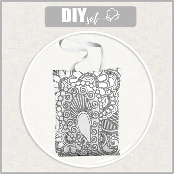 SHOPPER BAG - PAISLEY CONTUR - sewing set