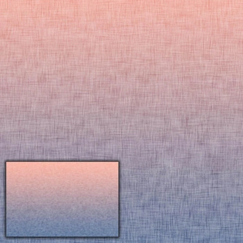 OMBRE / ACID WASH - blue (peach) - PANORAMIC PANEL (110cm x 165cm)