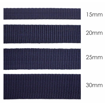 Webbing tape - navy / Choice of sizes