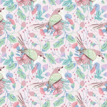 SPRING MELODY pat. 5 / lime cream