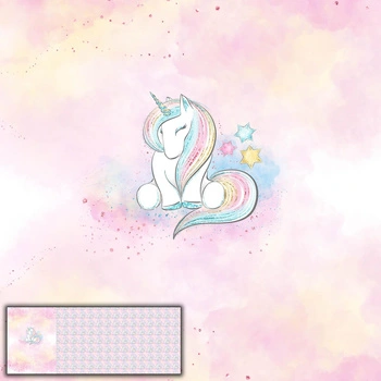 UNICORN (WONDERLAND) - PANORAMIC PANEL (60cm x 155cm)