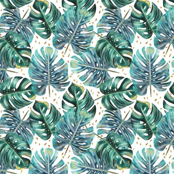 MONSTERA pat. 4 / white 