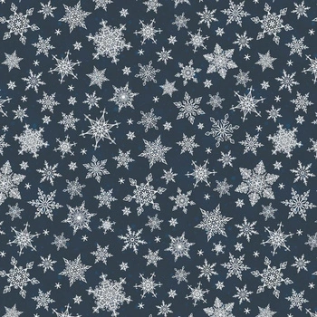 SNOWFLAKES PAT. 2 / navy