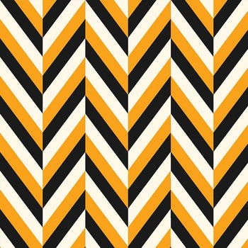 HALLOWEEN HERRINGBONE / pumpkin