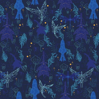 WATER WORLD / navy
